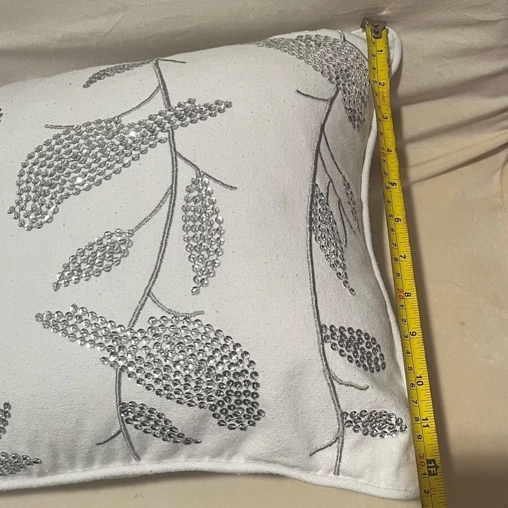 Gray Bird Pattern Throw Pillows